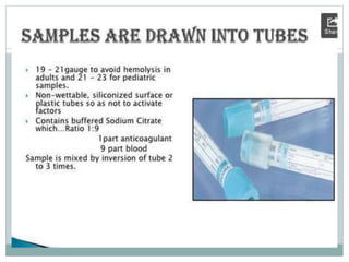 Blood collection and presevation