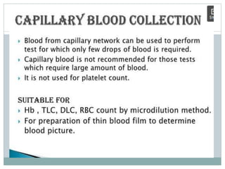 Blood collection and preservation of Blood | PPTX