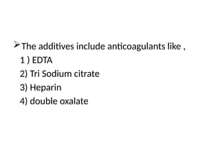 Comprehensive Guide to Blood Collection Procedures and Anticoagulants ...