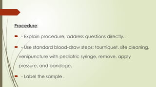 Blood collection NEW[1].pptx Procedure of sample collection easy to ...