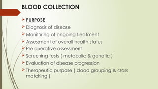 Blood collection NEW[1].pptx Procedure of sample collection easy to ...