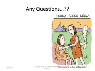 Any Questions…??
10/13/2018 44
SUNIL KUMAR. P, ST.JOHN'S MEDICAL
COLLEGE
 