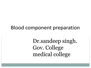 Dr.sandeep singh.
Gov. College
medical college
 