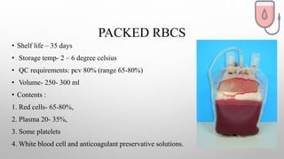 Lifeserve Washed Rbcs Unit BLOOD COMPONENTS.pptx