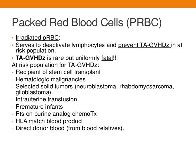 Blood component therapy and transfucion reactions