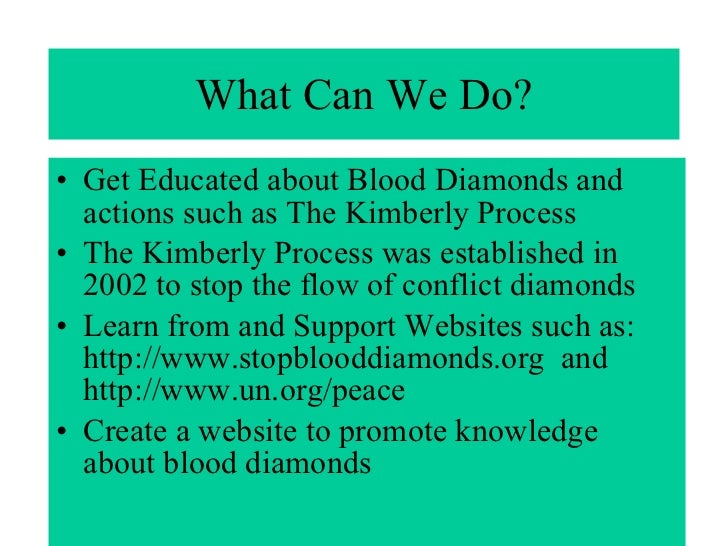 Blood Diamonds Final Blood Diamonds Final