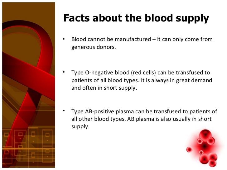 Blood donation facts Blood donation facts
