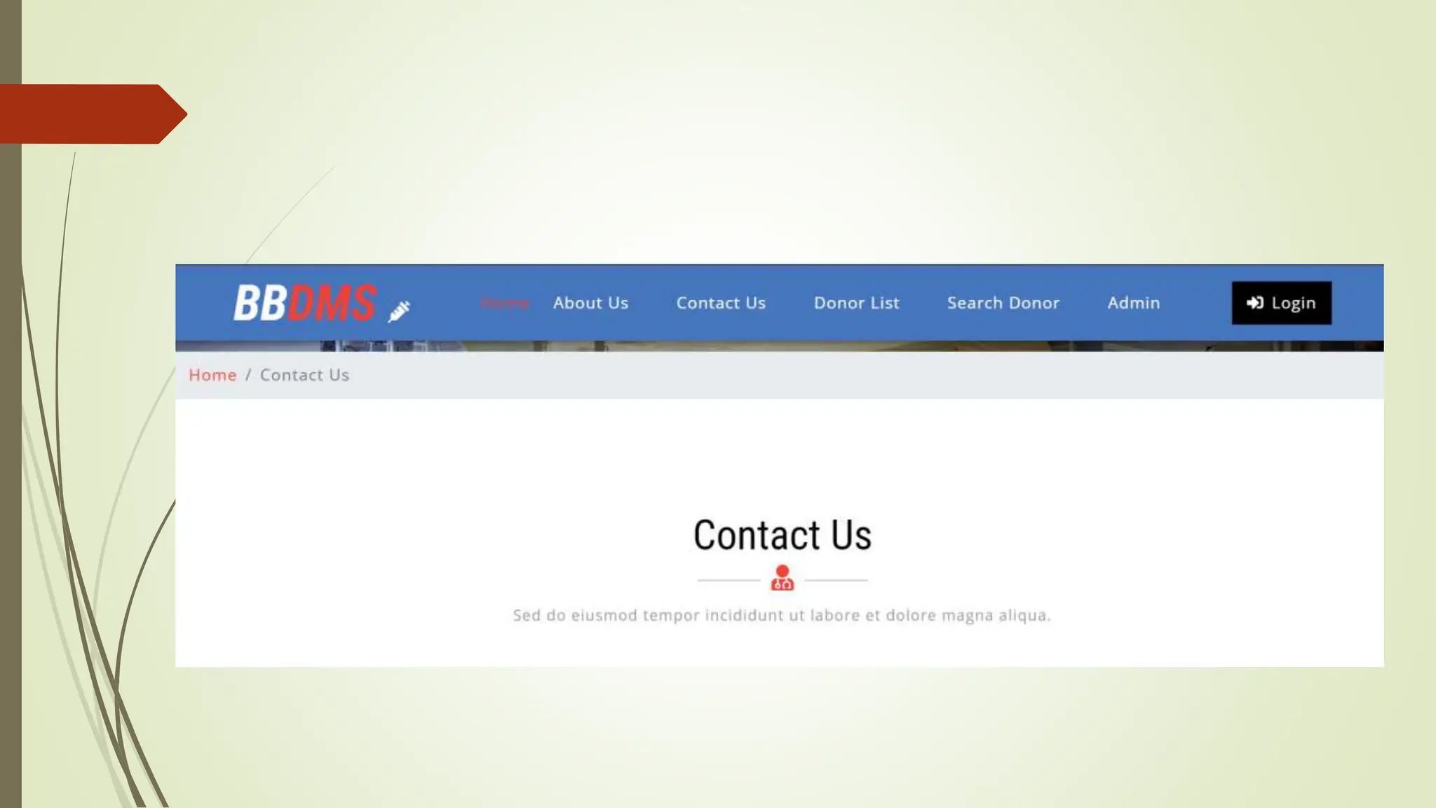 Blood Donation Management System Project Pptx