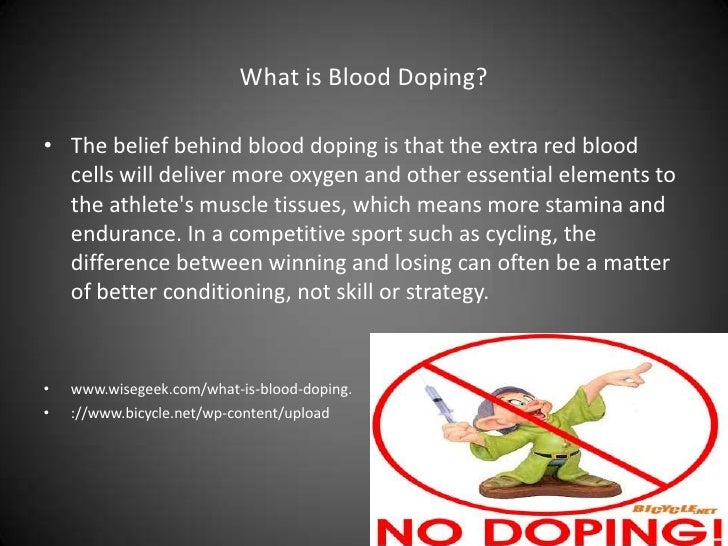 Blood doping powerpoint