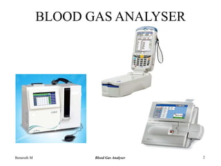 BLOOD GAS ANALYSER
Benaruth M Blood Gas Analyser 2
 
