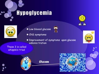 These 3 is called
 whipple’s triad
 