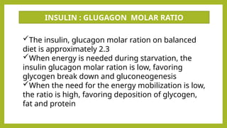 Insulin Ration Blood Glucose Regulationby Dr DKV.Prasadpptx | PPTX