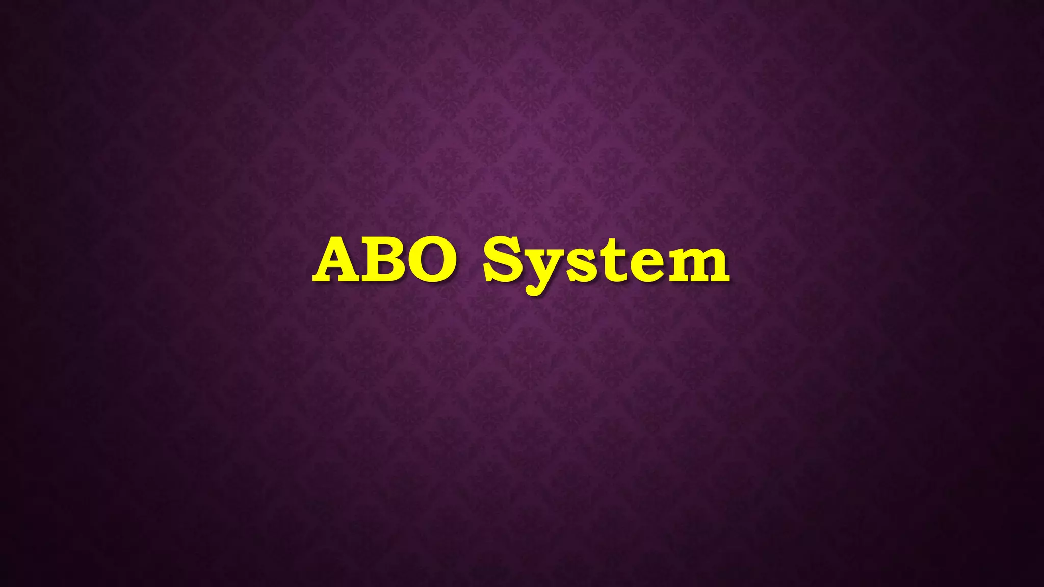 Blood group system ABO, Rh & other system | PDF