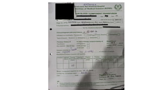 Blood grouping and Cross matching