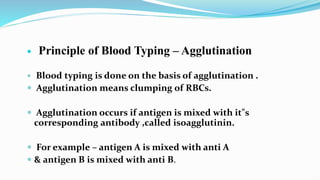 Blood Groups physiology & transfusion reactions. .pptx