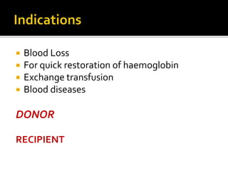 1. Mismatch transfusion reactions
* Agglutination
*Tissue ischemia
* Haemolysis
*Haemolytic jaundice
*Circulatory shock
* ...