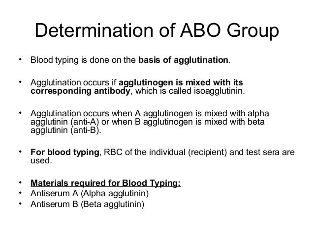Blood Groups