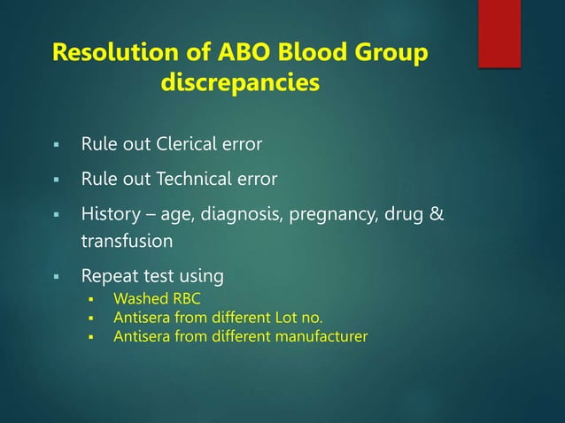 Blood Group Systems_ABO & Rh.ppt | Blood Disorders | Diseases and ...