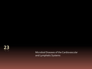 23
     Microbial Diseases of the Cardiovascular
     and Lymphatic Systems
 