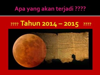 ???? Tahun 2014 – 2015 ????
 