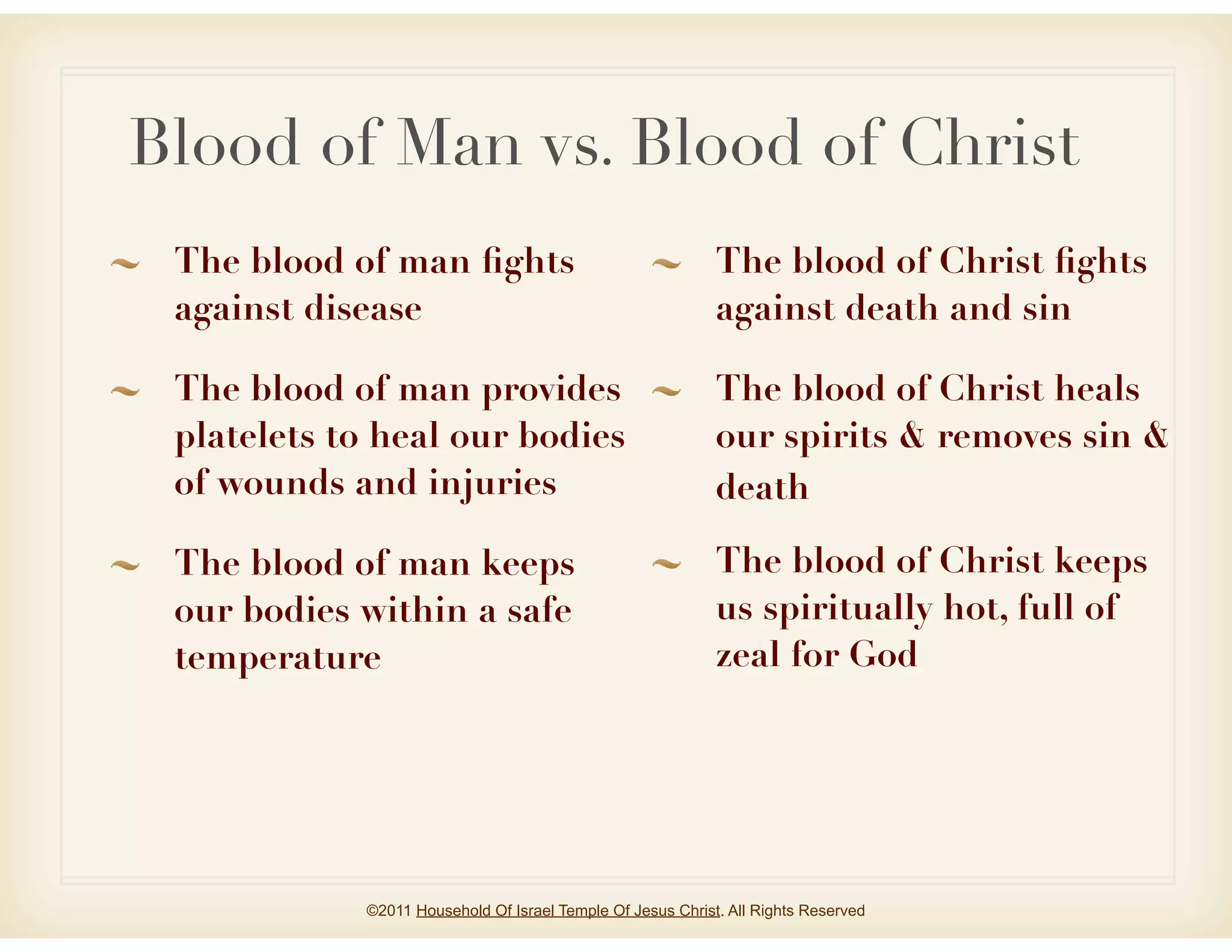 The Blood of Christ | PDF