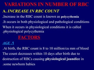 Comprehensive Overview of Blood Physiology and Anemia Variations | PPT
