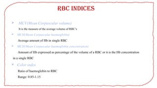 physiology of Blood and erythropoiesis and detail about white blood ...