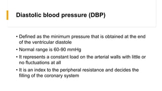 Normal Dbp Blood Pressure | PPTX