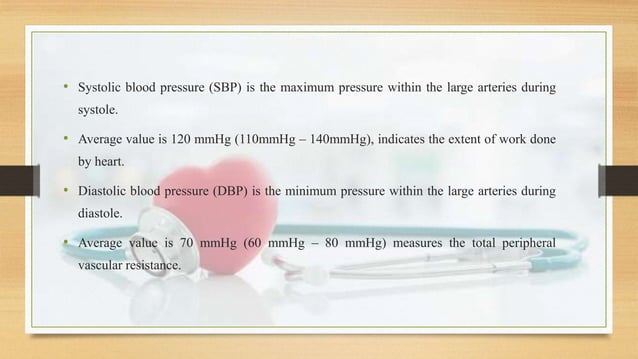 Physiology of Blood Pressure - Regulation | PPTX