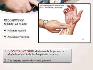 Blood pressure and its regulation | PPTX