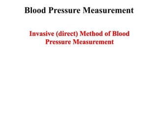 Blood Pressure Measurement
 