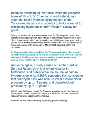 Blood pressure protocol | PDF