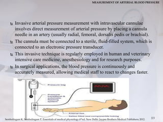 Pression Invasive Blood pressure regulation | PPTX