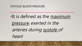 Blood Pressure