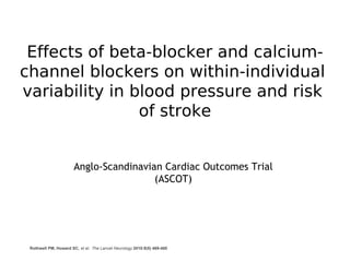 Blood pressure variability.ppt อ.สามารถ | PDF