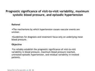 Blood pressure variability.ppt อ.สามารถ | PDF