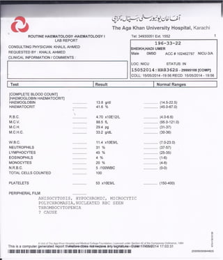 Blood reports2of2 | PDF