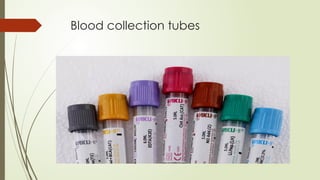 BLOOD SAMPLE COLLECTION, PROCEDURE and PROCESSING.pptx