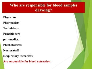 Blood Samples - equipment of blood sample