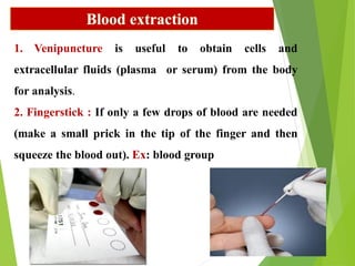 Blood Samples - equipment of blood sample