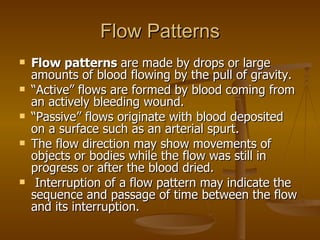Blood spatter | PPT