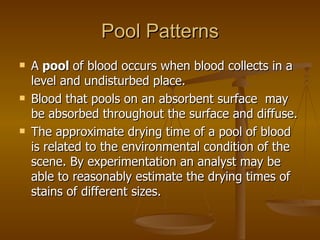 Blood spatter | PPT