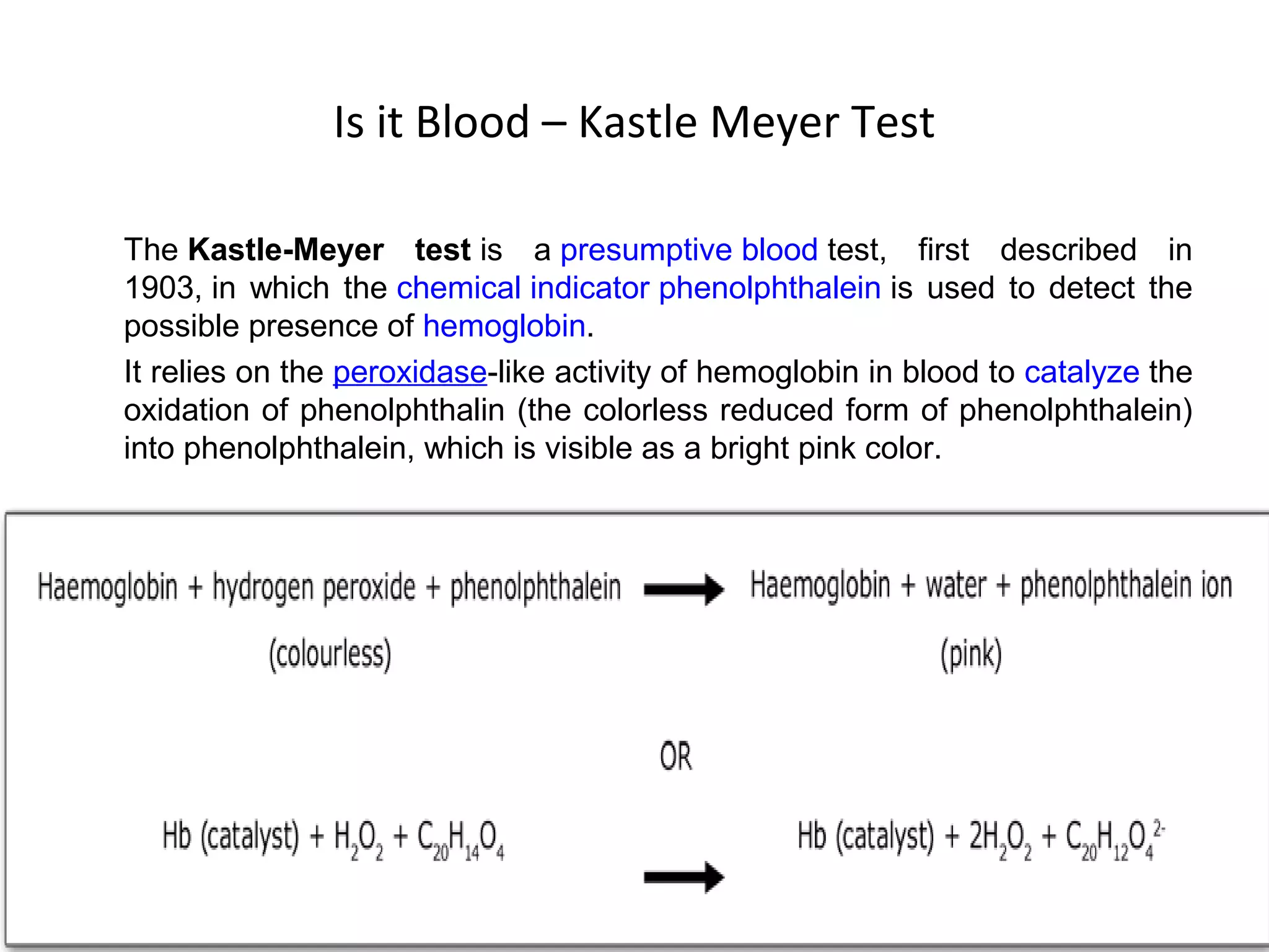 Blood Spatters Analysis | PPT