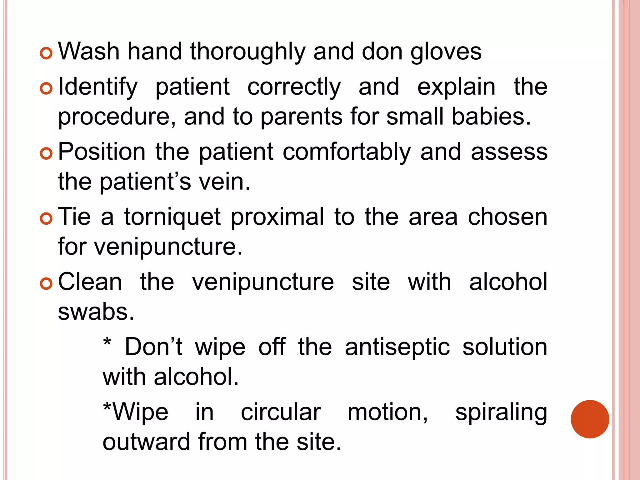 Blood specimen collection PPT
