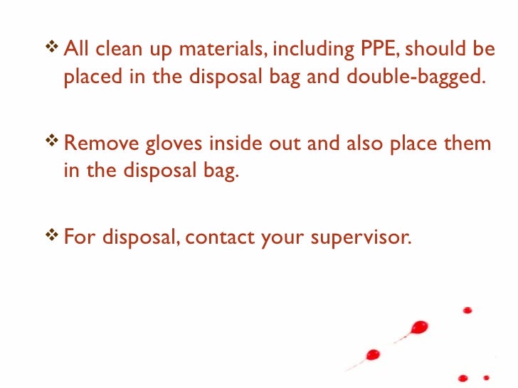 spills ppe