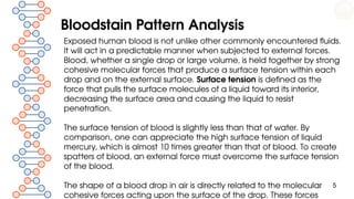 Comprehensive Bloodstain Pattern Analysis in Forensic Science | PPTX