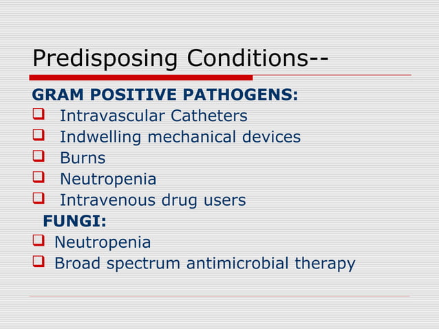 Blood stream infections | PPT | Infectious Diseases | Diseases and ...