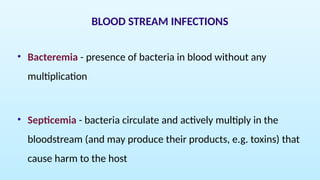Blood_stream_infections. class for mbbs students | PPTX