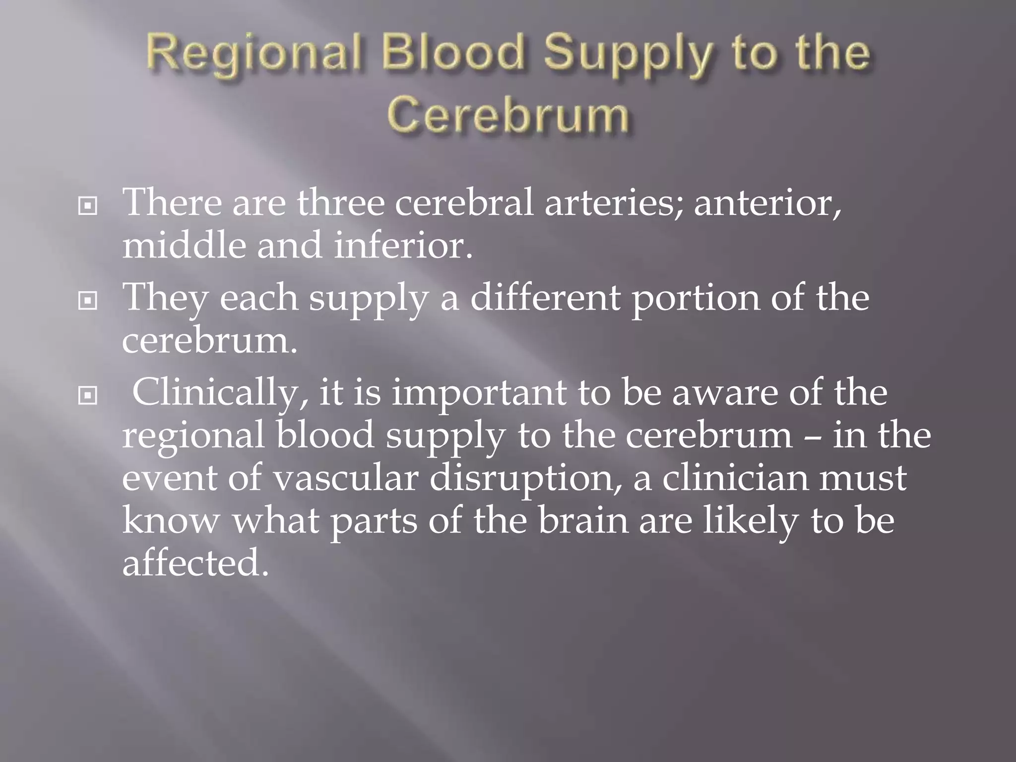 Blood supply of the brain, neuro anatomy . | PPTX