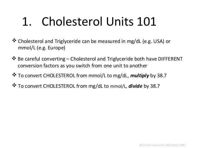 Blood Test Metrics Interpretation Cholesterol Et Al